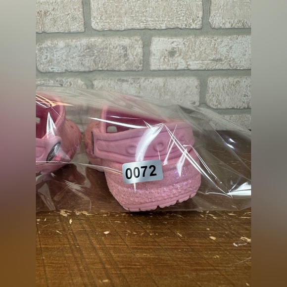 Crocs Toddler Classic Glitter Clog - Flamingo Pink - Size 5 - 0072 - Picture 6 of 6